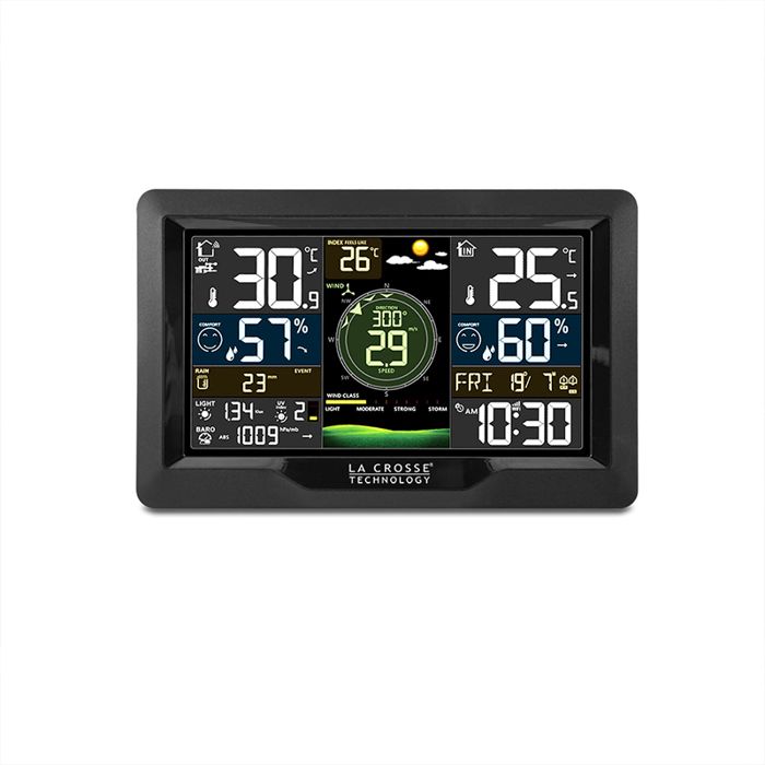 La Crosse Technology Station Météo WS6824 Avec 2 Capteurs - Gris