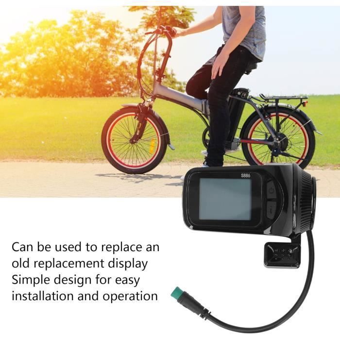 Compteur De Vélo Électrique - Écran LCD Étanche - Vitesse Et Kilométrage - 5.95x9.5 Cm - 3