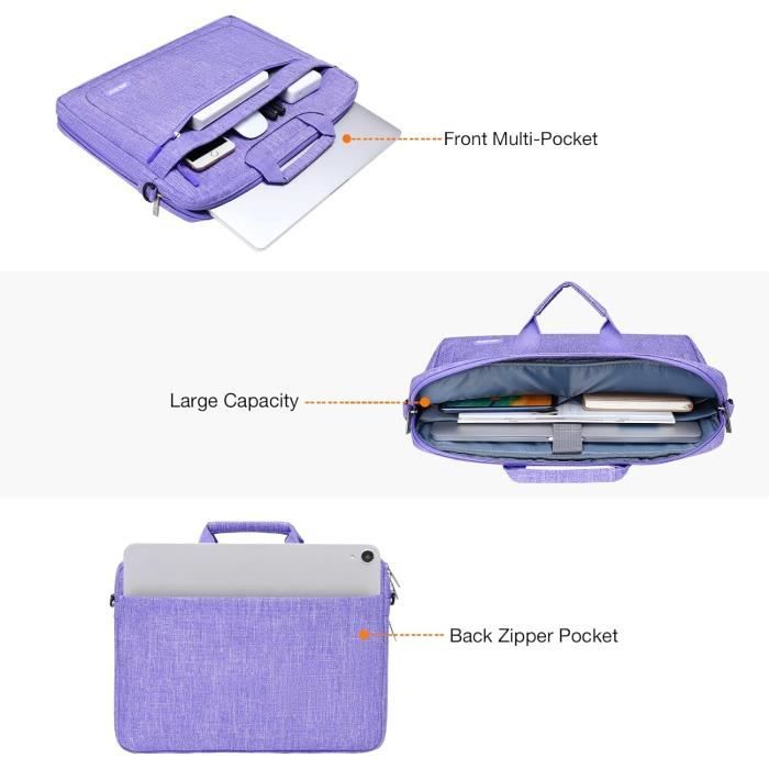 17 Pouces Sac Pc Étanche Pochette Messenger Ventiqueur Pour Ordinateur PortableTablette