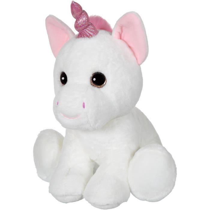 Peluche Licorne GIPSY Puppy Eyes Pets 40 cm Blanc Pour