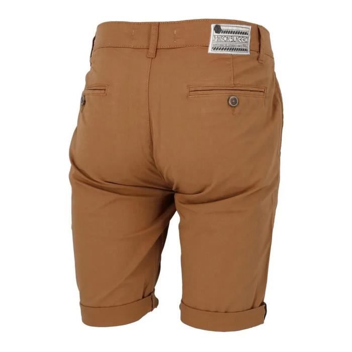 Shorts Chino Homme Cargo Bermuda Classique Avec Poches - Pantalon De Travail Et Plage Respirant