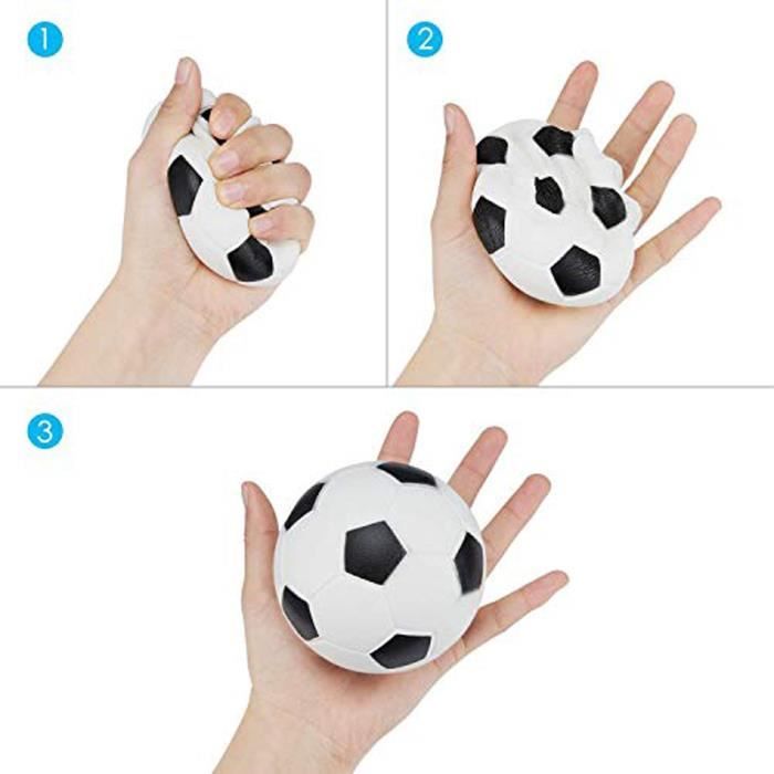 Ballon de football silencieux, taille 3, rebond, muet, 18cm, intérieur,  doux, rebond d'air, PU, mousse, sport, jouet, jeux - AliExpress