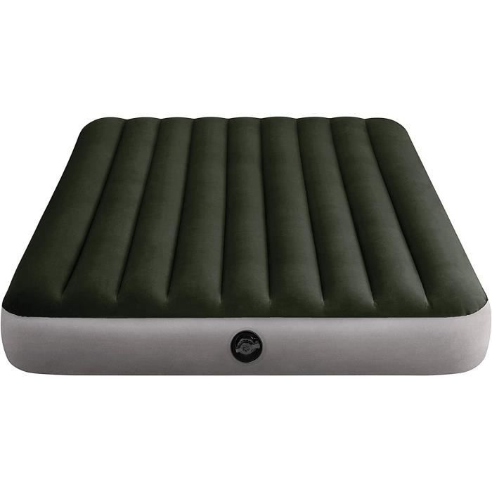 Matelas Plage Piscine Gonflable Matelas Gonflable Prestige Downy 2 Places Intex Avec Gonfleur - Fiber-Tech