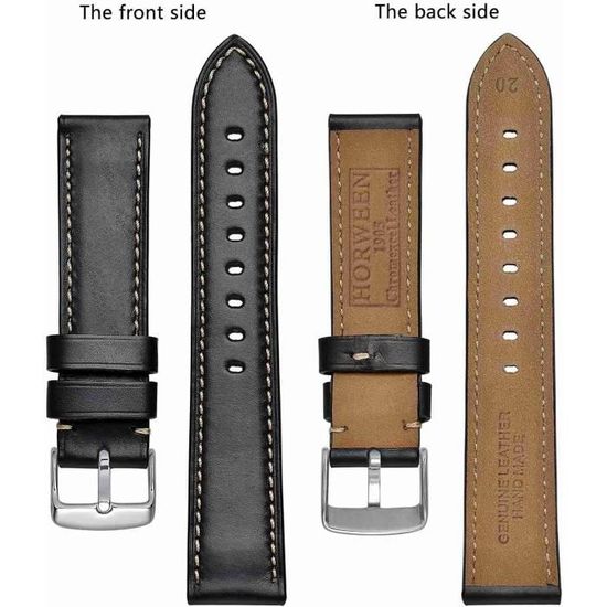 Bracelet montre 21mm cuir cheap