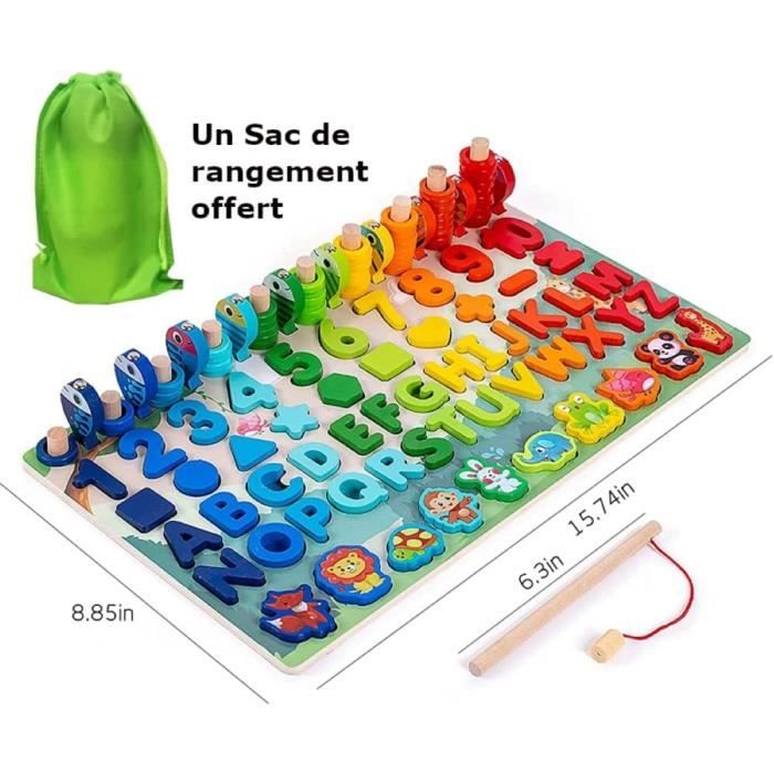 Toyzey Jeux Montessori 1 2 3 4 5 Ans, Jouet Enfant 1-5 Ans Cadeau