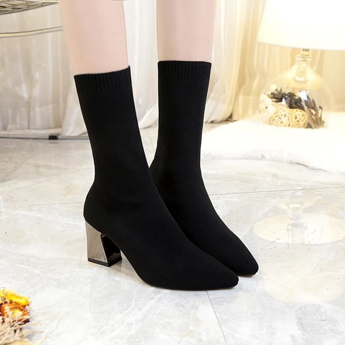 Botte stretch chaussette cheap