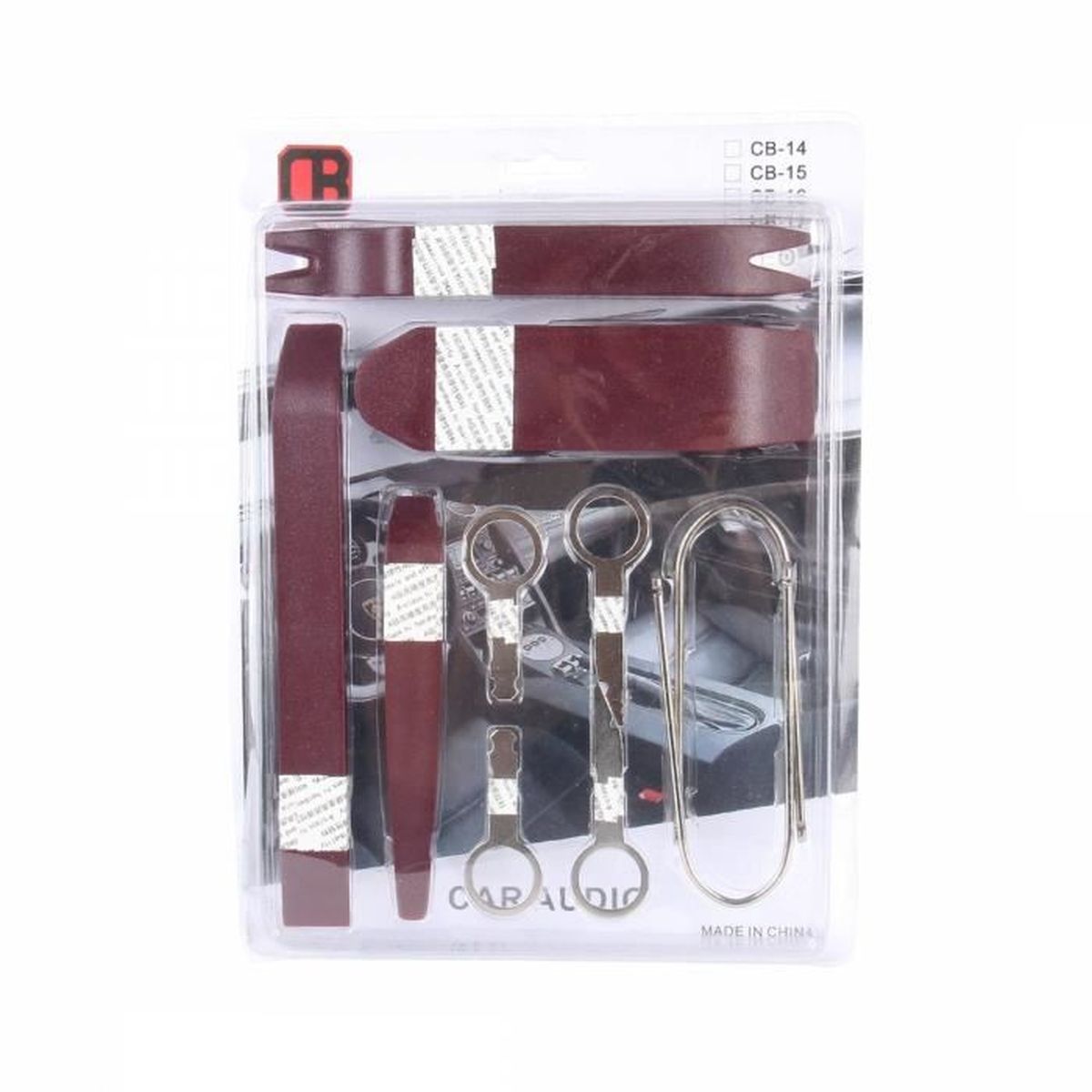 Voiture 3pcs Removal Tools Porte Clip Panneau Radio Trim Dash Audio Installateur Ciseaux Auto