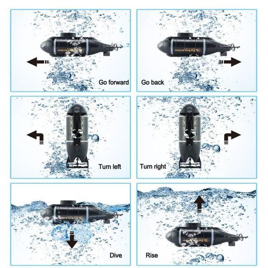 Contr/ôleur de Vitesse /électrique contr/ôleur brushless sous-Marin imperm/éable de contr/ôleur de Vitesse de Moteur /électrique de 5V 5A pour Le Bateau de RC