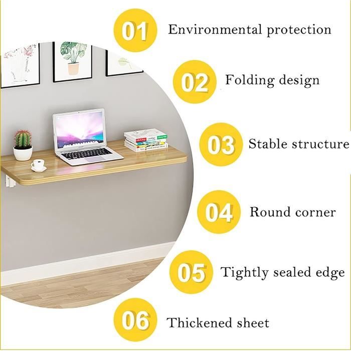 Tablette Rabattable Table Murale Rabattable, Table Murale Rabattable, Tablette Murale ...