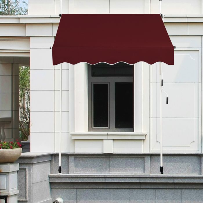 Store Banne Manuel Rétractable 3,5 x 1,25M avec Manivelle Hauteur