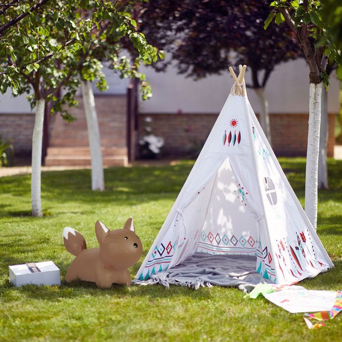 Relaxdays Animal Sauteur Renard – Gonflable Avec Pompe – Dès 3 Ans – Intérieur/Extérieur – Marron