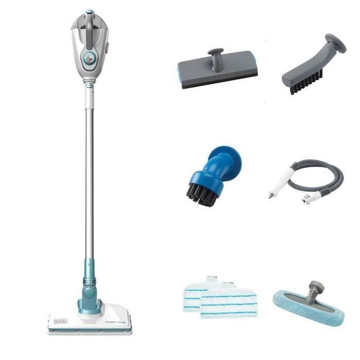 BLACK&DECKER FSMH1300FX -QS Nettoyeur vapeur balai et à main 7 en 1 – 1300W – 500 ml