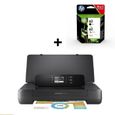 HP Officejet 200 - Imprimante portable + HP 62 pack cartouches authentiques d'encre noire / trois couleurs (N9J71AE)-0