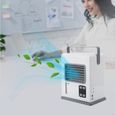 Mini Climatisateur Portable – Nosheir – Refroidisseur d'air silencieux 3-10℃ – Bureau, Chambre – Blanc