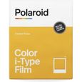 Films instantanés couleur i-Type - Pack de 8 films - Polaroid - ASA 640 - Cadre blanc-0