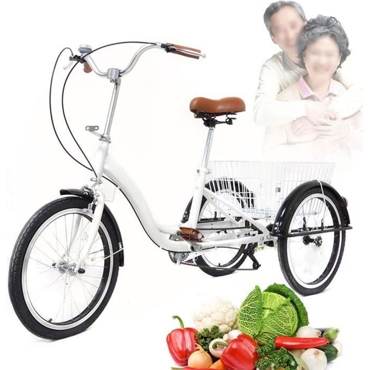 Tricycle pliant pour adulte, tricycles pliants pour adultes de 20