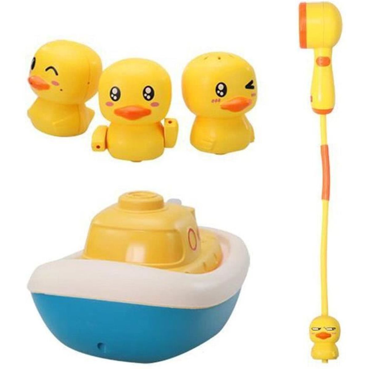 Jouets De Bain Douche Bateau Electrique Pour Enfant Douchette Baignoire Bebe Cadeux Pour Bebe 3 4 5 Ans Avec 1 Pommeau De Douche Cdiscount Puericulture Eveil Bebe