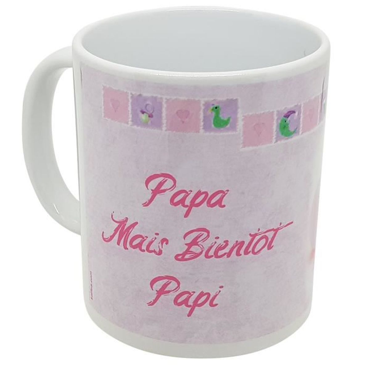 Mug Cadeau Annonce Grossesse Naissance Fille Papa Mais Bientot Papi Cdiscount Maison