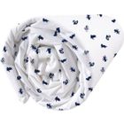 OMYDREAM Drap-housse 100% coton Harry Potter - Blason - Warner Bros - Blanc - 90x190cm