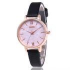 Montre Femme RMEGA - Etanche 50m - Vintage - Cuir Noir