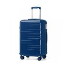 British Traveller Valise Moyenne Taille 64x43x26cm Valises Soute Trolley ABS Valise de Voyage avec roulettes et Serrure TSA, Marine
