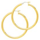 ROBBEZ MASSON Créoles Fil rond 2.5 mm - 40 mm Or 18K jaune