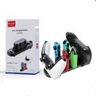 Chargeur pour Nintendo Switch 4 Joy-Con et 2 NS Pro,Swonuk®6 en 1 Station Chargeur pour manette PS5,Switch et Joy-Con indicateur LED