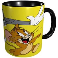 Tasse à café Tom Jerry en céramique passe au micro-ondes - Marque Tom Jerry - 11 oz