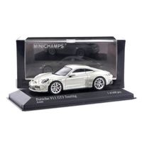 Voiture Miniature de Collection - MINICHAMPS 1/43 - PORSCHE 911 (992) GT3 Touring - 2021 - Chalk - 410069600