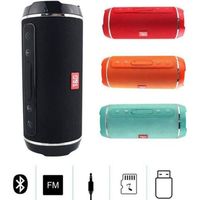 HAPPY-BORLAI Enceinte bluetooth portable TG-116  sans fil étanche rouge
