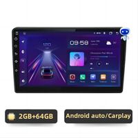 JUNSUN Autoradio Android 12 2Go+64Go pour Berlingo 2(2008 - 2019) avec 9 Pouces Écran Tactile Carplay Android Auto GPS Wi-FI