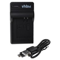 vhbw Chargeur USB compatible avec Canon NB-12L, NB-13L caméra, caméscope, action-cam - Station + câble micro-USB, témoin de charge