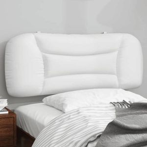 TÊTE DE LIT Classique Coussin de tête de lit blanc 100 cm similicuir Pour cadre de lit 43,8 Kg