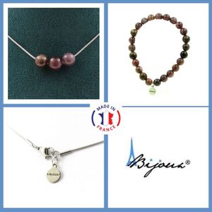 Parure Bijoux Collier Et Bracelet En Zircon Gris – Élégant Et Original, Sans Marque