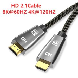 extra slim 8k 4k câble hdmi 1m, ultra fins flexibles hdmi 2.1 souple et  haute vitesse 4k120hz 8k60hz 48gbps compatible roku t[A391]