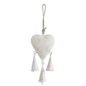 Photophore Style Vintage Bougeoir au Design /él/égant BH//33 Photophore Style Shabby Chic avec Un Style /él/égant Belle d/écoration Originale. Blanc + Bronze