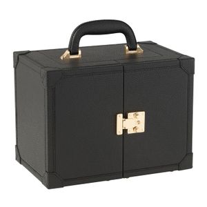 Boîte à Bijoux Velours HUIMALL Pour Bracelets - Noir, 9x9x4.5 Cm, Neuf Sans Emballage