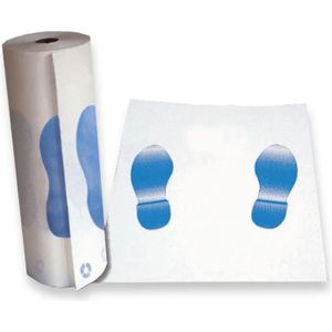 Protege Tapis Sol Voiture Lot De 100 Tapis De Sol Jetables En Papier Pour Voiture, 40 X 49 Cm, Blanc Tapis Décoratif Empreinte Pied Garde Propre