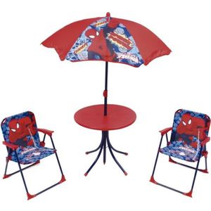 TABLE JOUET D'ACTIVITÉ Set de jardin Spiderman - MARVEL - Table, 2 chaise