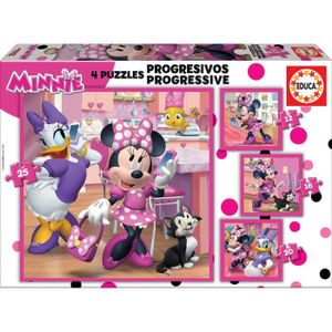 PUZZLE Puzzle progressif - EDUCA - Minnie & The Happy Hel