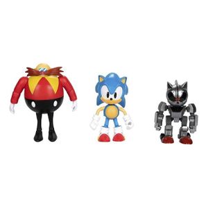 FIGURINE - PERSONNAGE Figurine articulée Sonic 2, le film - Multipack 30e anniversaire