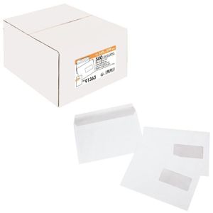 Enveloppe blanche C5 162x229 bande siliconnée x500 - Achat / Vente enveloppe  Enveloppes format C5 162x229 moins cher- Cdiscount