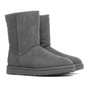 BOTTE Bottes Classic Short II Gris - UGG - Femme - Haute