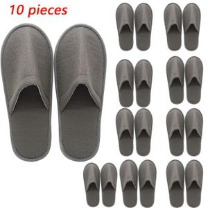 Lot de 15 chaussons de spa jetables - HAOPYOU - GRIS M - Tissu doux - Mixte  Adulte Gris - Cdiscount Chaussures