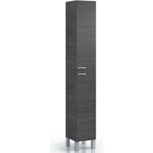 Gap Colonne De Separation De Salle De Bain 54 Cm Blanc Et Gris