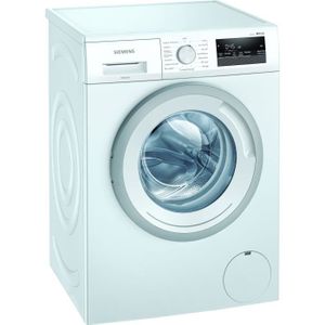 Lave-linge hublot SIEMENS WM14N107FF - 7 kg - Induction - 1400 trs/min - Fin différée - Blanc Lave-linge hublot SIEMENS WM14N107FF - 7 kg - Induction - 1400 trs/min - Fin différée - Blanc