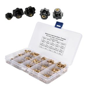 6//50 Pièces Inserts Filetés en laiton Insertion Ronde de Moulage Par Injection Écrous Intégrés YOFASEN 50 Pièces M5 Écrous Filetés Femelles M5*6