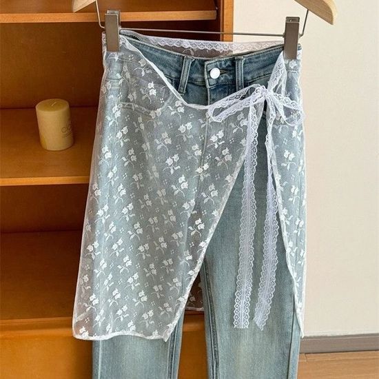 MYYINGBIN Nappe Ronde En Dentelle Blanche Couverture De Table Shabby Chic Superposition Brodée Pour Pique-Nique De Mariage, 110 * 110cm