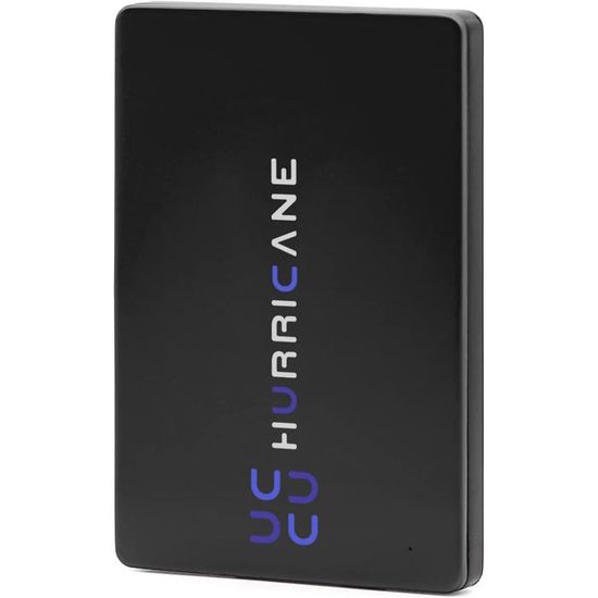 Disque Dur Externe Portable 2To - Résistant à L'eau Et Aux Chocs - Compatible PC, TV, Ordinateur Portable - Plug And Play, Câble USB Inclus - Noir