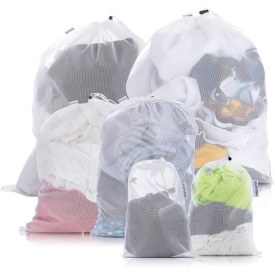 Poche Gilet Tactique POCHETTE À CORDON Nylon Maille Cordon De Serrage Sacs De Rangement Poche Tactique